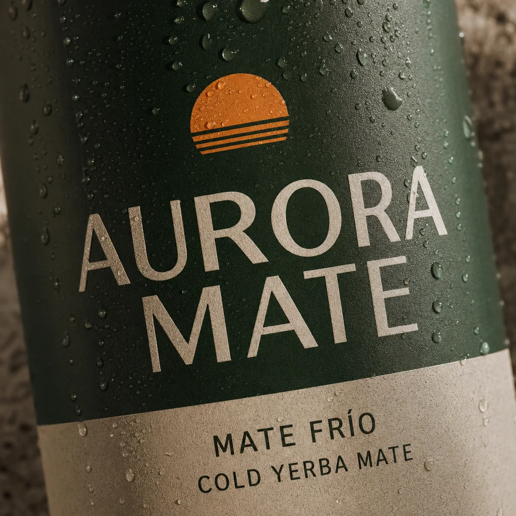 Aurora Mate: Detalle / etiqueta y condensacion